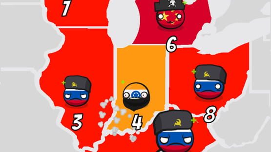 Screenshot Country Balls.io: Battle Arena