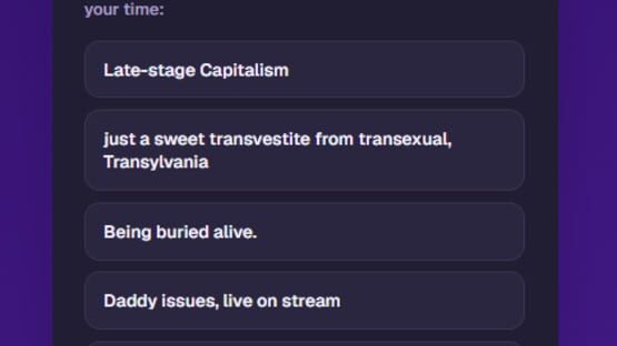 Screenshot Trial by Chat
