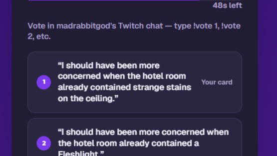 Screenshot Trial by Chat