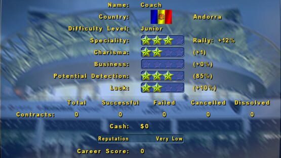 Screenshot Tennis Elbow Manager