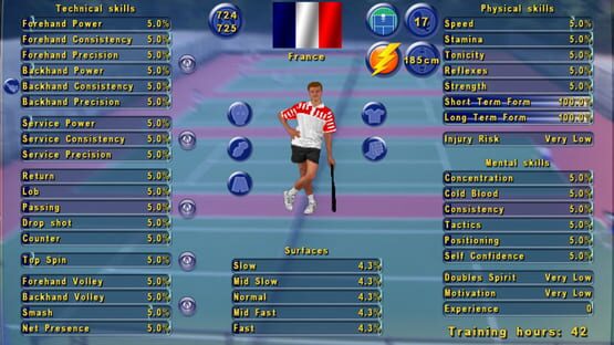 Screenshot Tennis Elbow Manager