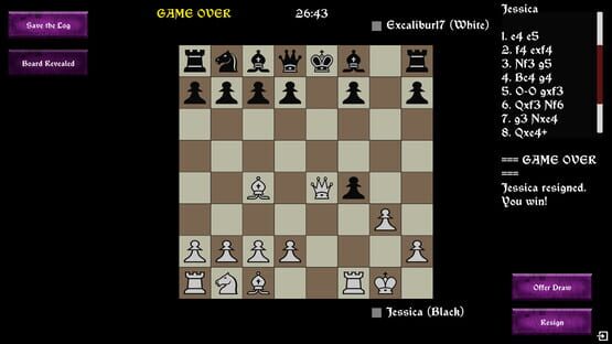 Screenshot Blindfold Chess