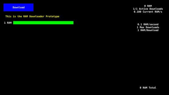 Screenshot RAM Downloader