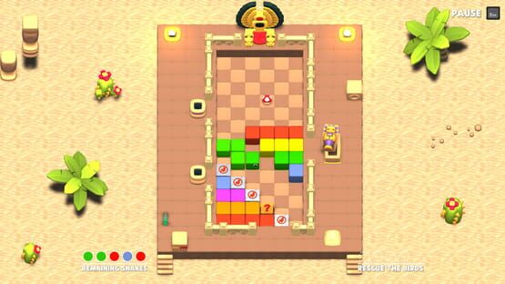 Screenshot Snaketris: Rescue 'em all