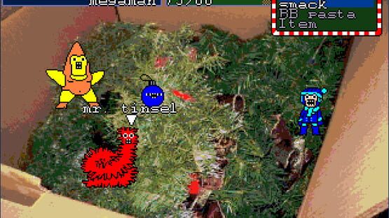 Screenshot Megaman Sprite Christmas