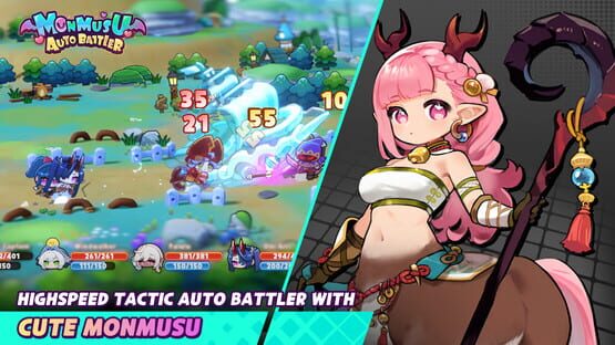Screenshot Monmusu Girls: Autobattler