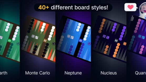 Screenshot Backgammon Galaxy