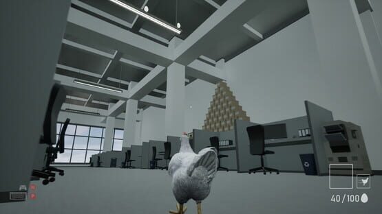 Screenshot A Chicken In The Office