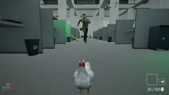 Screenshot A Chicken In The Office