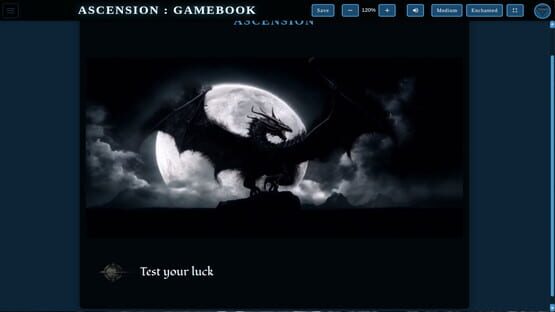 Screenshot Ascension Gamebook