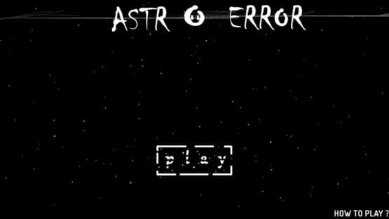 Screenshot Astro Error