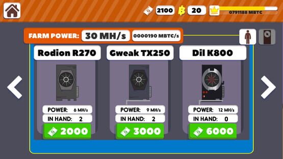 Screenshot Bitcoin Mining Tycoon