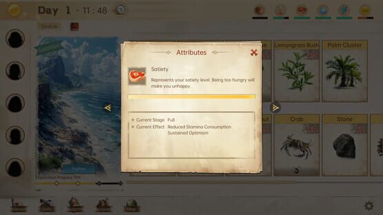 Screenshot Castaway Hand