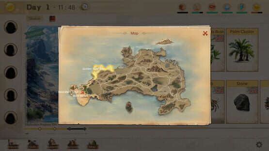 Screenshot Castaway Hand