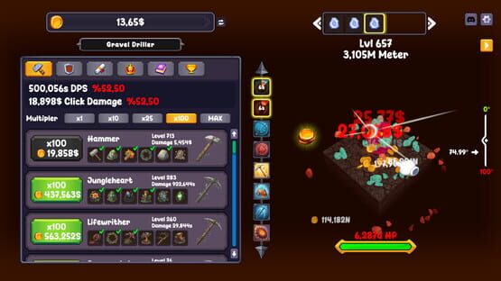 Screenshot Clicker Ore