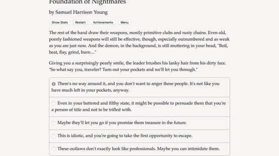 Screenshot Foundation of Nightmares