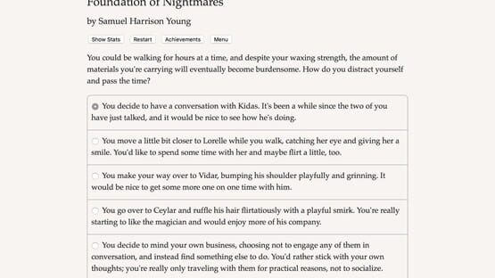 Screenshot Foundation of Nightmares