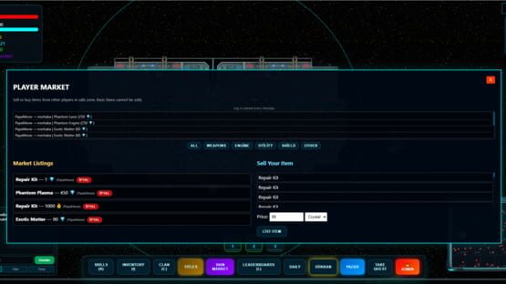Screenshot Galaksia Online