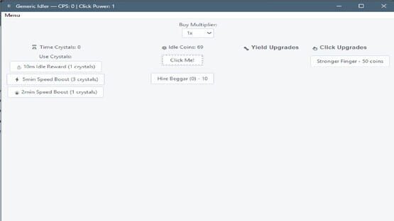 Screenshot Generic Idler