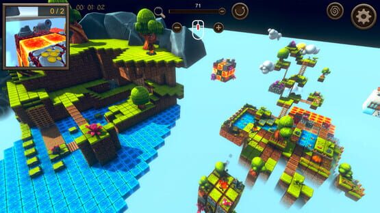 Screenshot Hidden Cube World Top-Down 3D