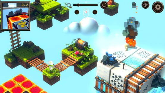 Screenshot Hidden Cube World Top-Down 3D