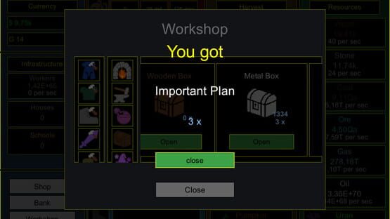 Screenshot Idle Progress