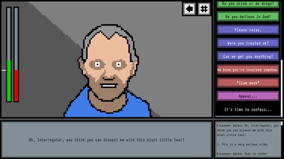 Screenshot Interrogation Simulator