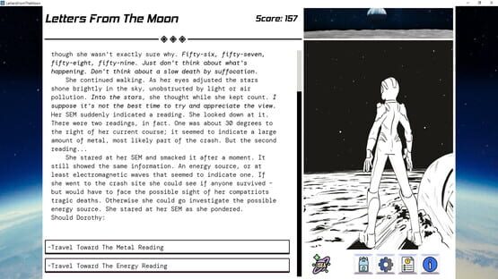 Screenshot Letters From the Moon