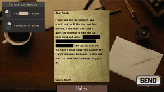 Screenshot Letters from the War