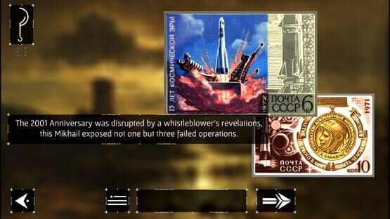 Screenshot Lost Cosmonauts ARG