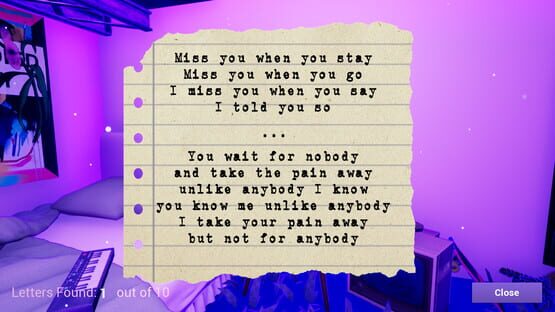 Screenshot Lost Letters
