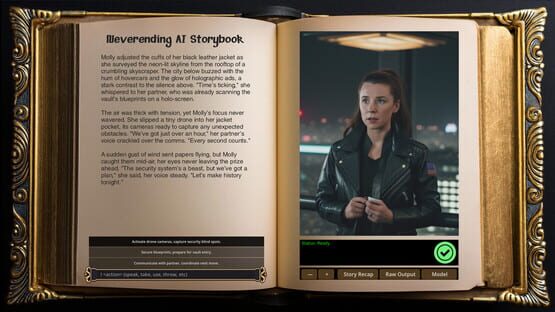 Screenshot Neverending AI Storybook