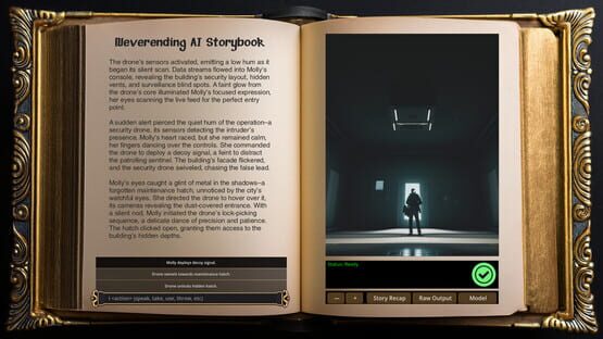 Screenshot Neverending AI Storybook