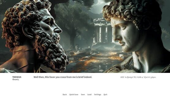Screenshot Oedipus / Antigone