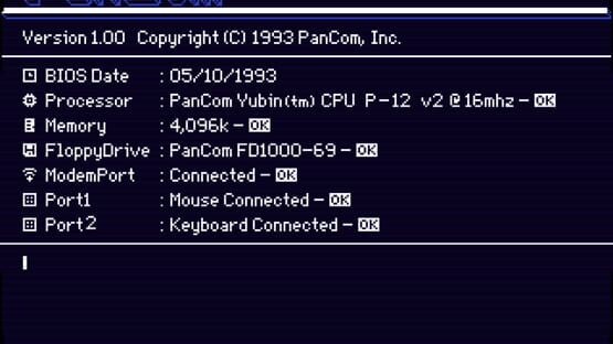 Screenshot PanCom OS