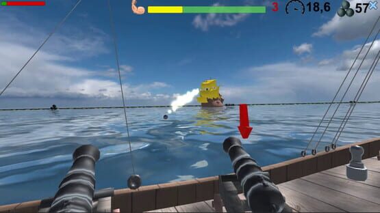 Screenshot Pirates. Naval battle