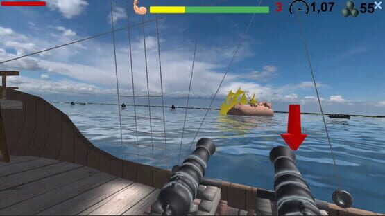 Screenshot Pirates. Naval battle