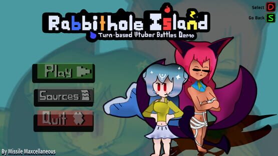 Screenshot RabbitHole Island: Turn-based Vtuber Battles
