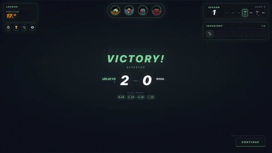 Screenshot Road to Glory