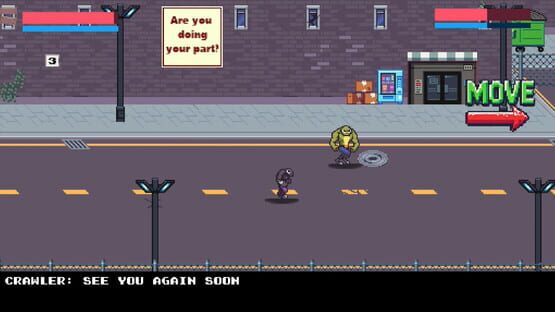 Screenshot Snakes with Fists!