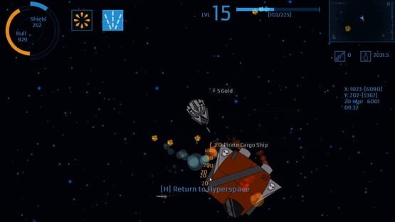 Screenshot SuperCluster: Void