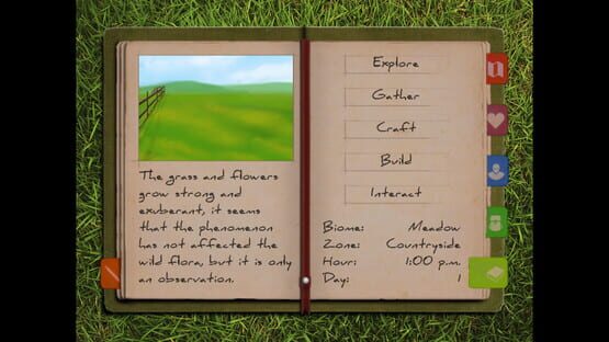 Screenshot Survival Diary