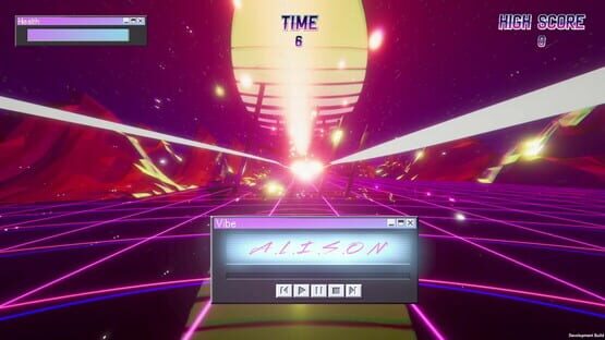 Screenshot Synthwave Glider