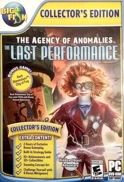 Cover The Agency of Anomalies: The Last Performance - Collector's Edition