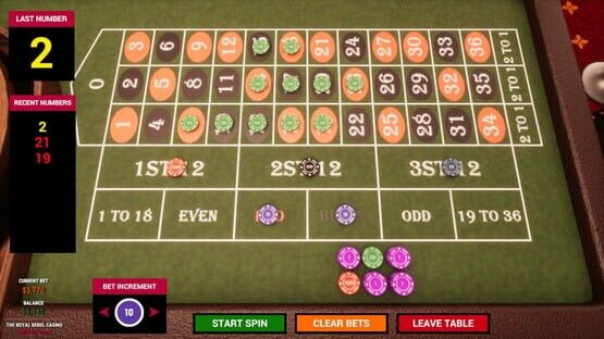 Screenshot The Royal Rebel Casino
