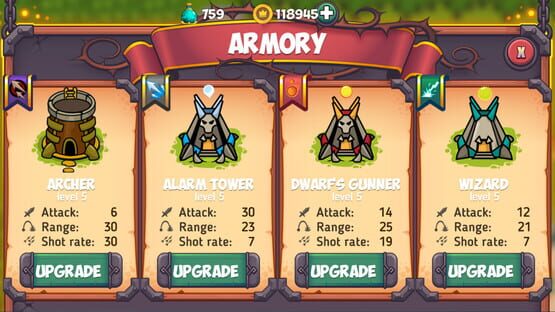 Screenshot Tower Defense - Fantasy Tower Game