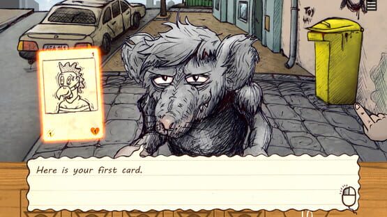Screenshot Trash Card Adventure