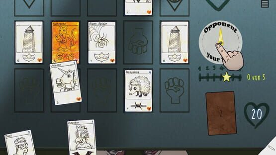 Screenshot Trash Card Adventure
