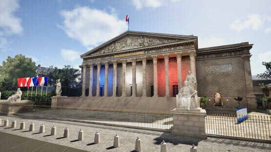 Screenshot Visite virtuelle de l'Assemblée nationale