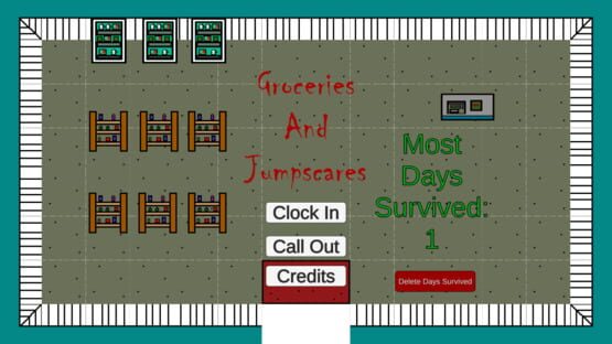 Screenshot Groceries and JumpScares